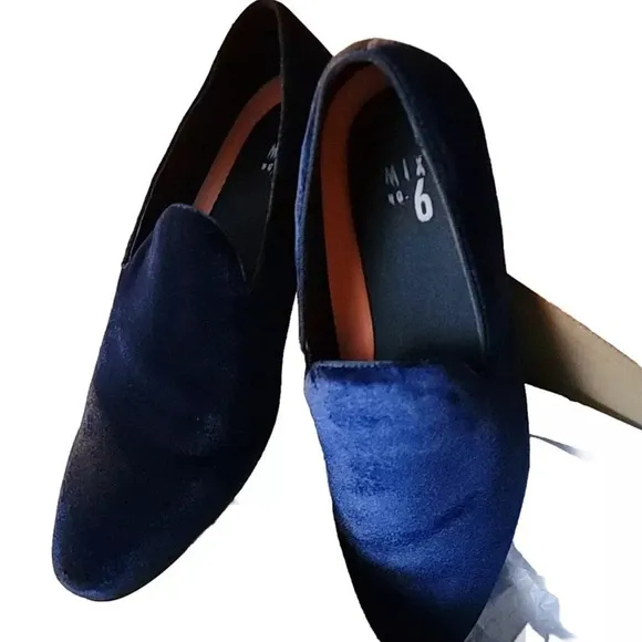 NWT Size 12 Haigen Soft Velvet Slip On Formal Dress Loafers by Mix No.6