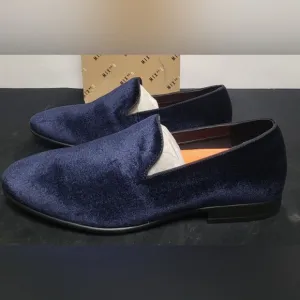 NWT Size 12 Haigen Soft Velvet Slip On Formal Dress Loafers by Mix No.6