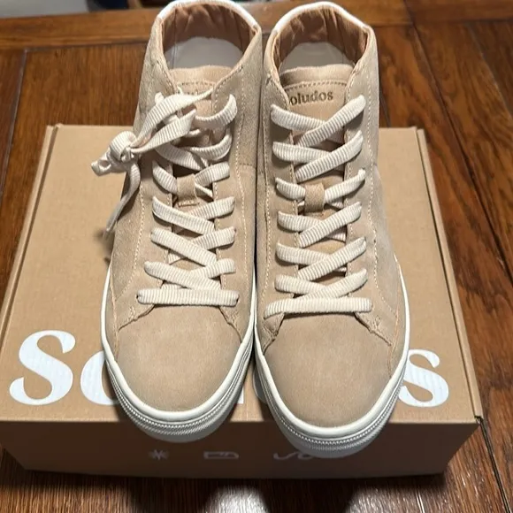 NWT Soludos Ibiza High Top Sneakers size 7.5
