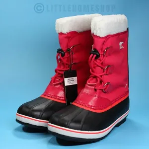 NWT!  Sorel KIDS Yoot Pac Nylon Waterproof Boot in Bright Rose, Size 7