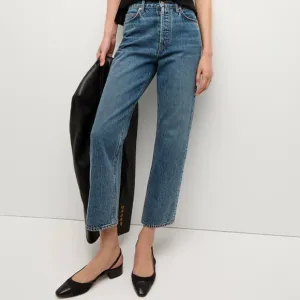 NWT Veronica Beard Daniela Straight Leg Jean, color: rebel blue