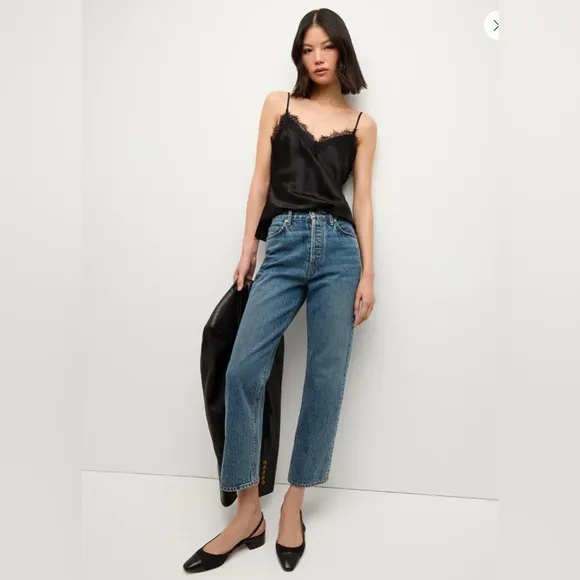 NWT Veronica Beard Daniela Straight Leg Jean, color: rebel blue