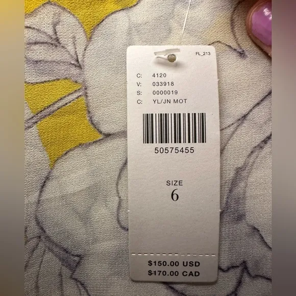 ☀️✨NWT Women’s Anthropologie Yellow Floral Tiered Maxi Skirt Size 6 ☀️✨