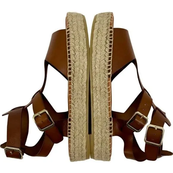NWT Clio Platform Gladiator Espadrilles Sandal