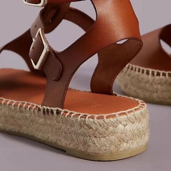 NWT Clio Platform Gladiator Espadrilles Sandal