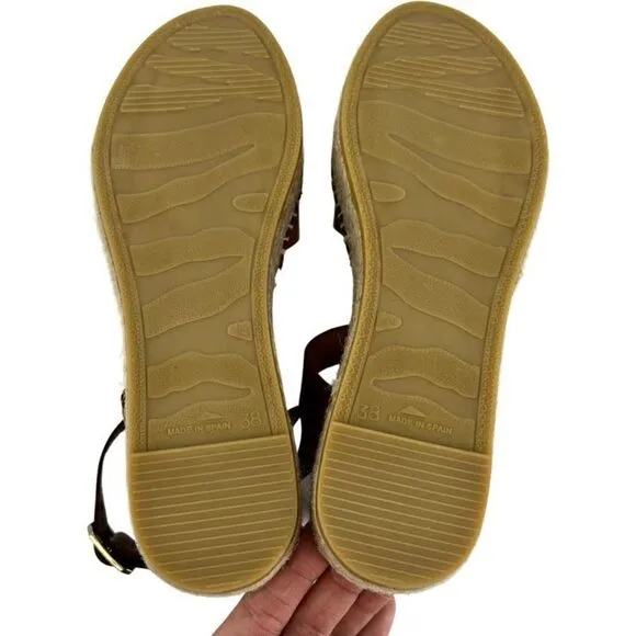 NWT Clio Platform Gladiator Espadrilles Sandal