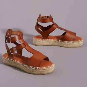 NWT Clio Platform Gladiator Espadrilles Sandal