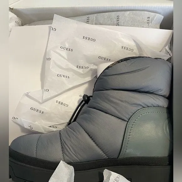 NWT Guess Women’s Leeda 2 Cold Weather Winter Snow Boots Gray Size 8.5