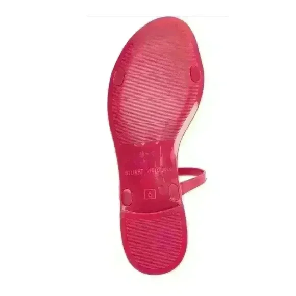 NWT Stuart Weitzman Sawyer Dual-Band Flat Sandals in Orchid