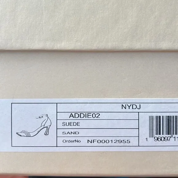 NYDJ • Addie 02 sand suede strappy sandals