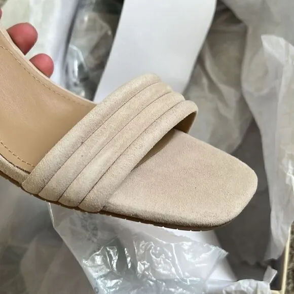 NYDJ • Addie 02 sand suede strappy sandals