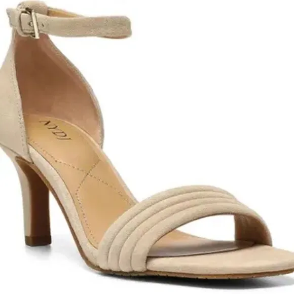 NYDJ • Addie 02 sand suede strappy sandals