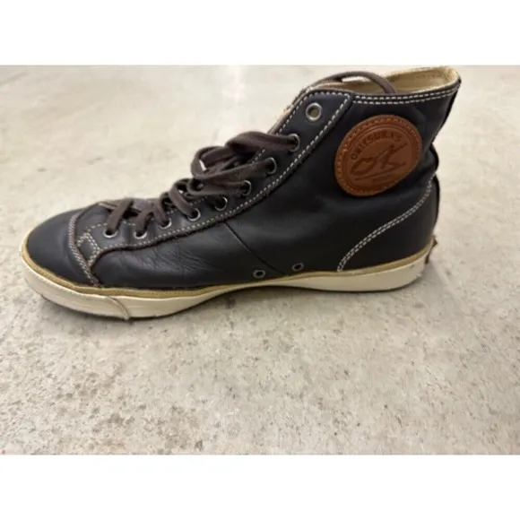 Onitsuka Kobe Tiger High Top Shoes Sneakers Brown Leather‎ Casual US 8 HL726