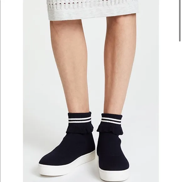 OPENING CEREMONYRuffle-trimmed stretch sneakers