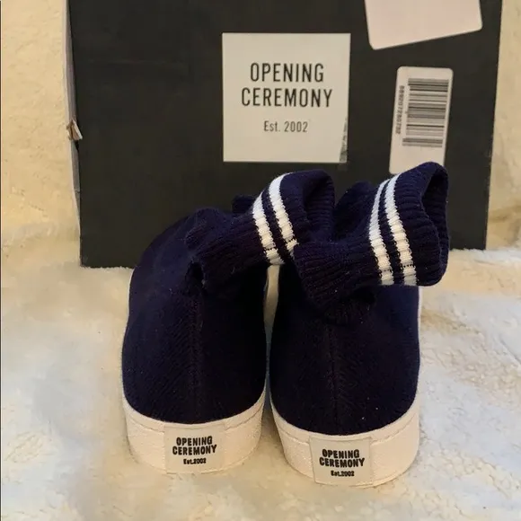 OPENING CEREMONYRuffle-trimmed stretch sneakers