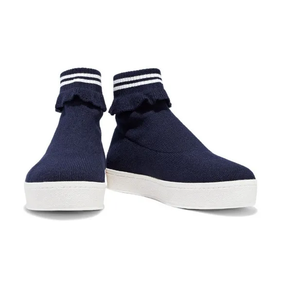 OPENING CEREMONYRuffle-trimmed stretch sneakers