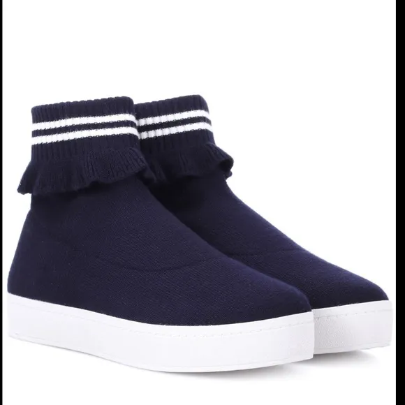 OPENING CEREMONYRuffle-trimmed stretch sneakers