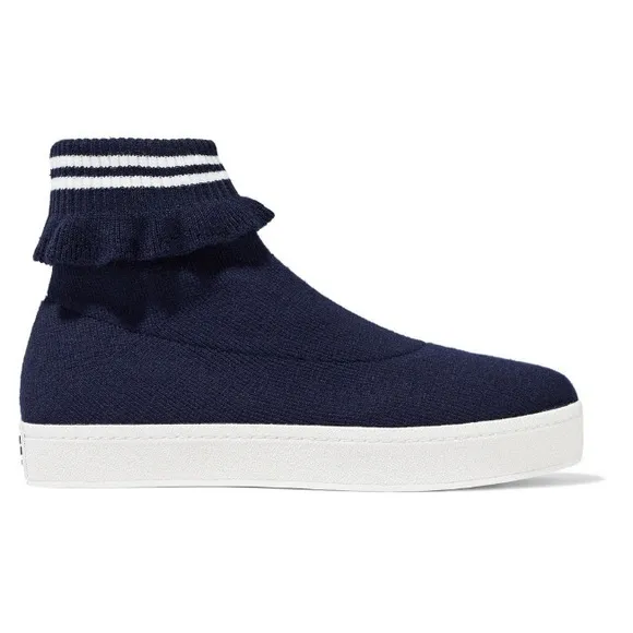 OPENING CEREMONYRuffle-trimmed stretch sneakers