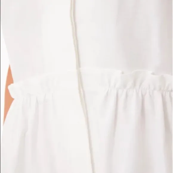 Oxford White Sleeveless Royal Shirt DressTUCKERNUCK