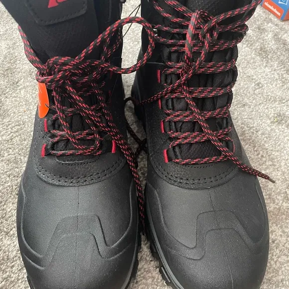 Ozark Trail Black Rain &amp; Snow Boots Waterproof Insulated