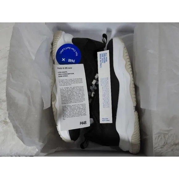 P448 Women's Black Luke Sneakers Size 39/8.5 US