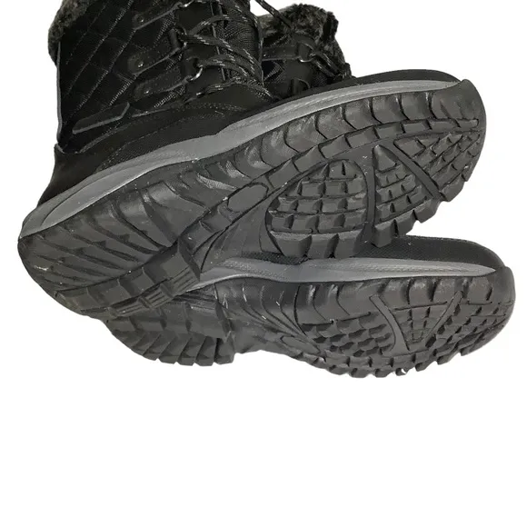 Pacific Mountain Whiteout Water Resistant Charcoal Winter Snow Boots