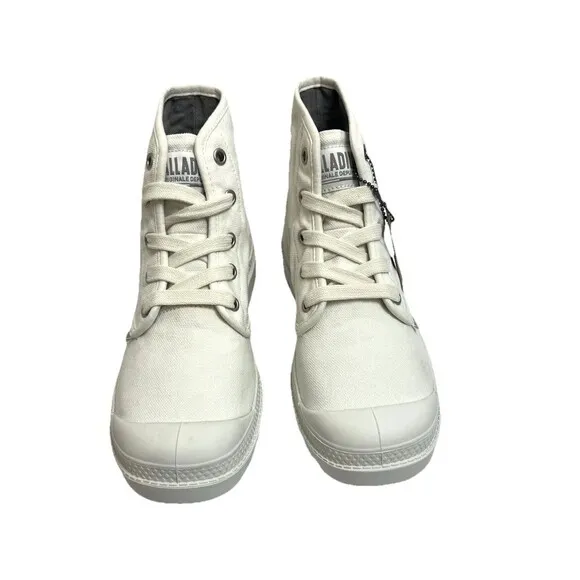 Palladium Pampa Hi Boots Women’s Sz 7 Organic Sneakers Star White Chunky Retro