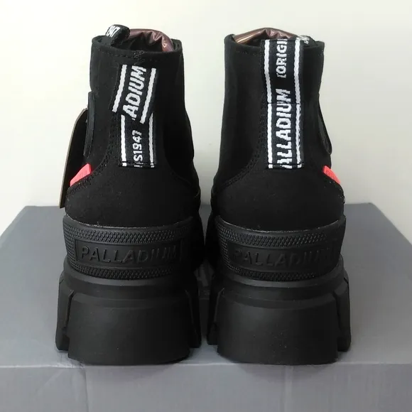 Palladium Revoly HI TX All Black 97424-010-M Hi-Top Sneakers Hiking Boots NIB
