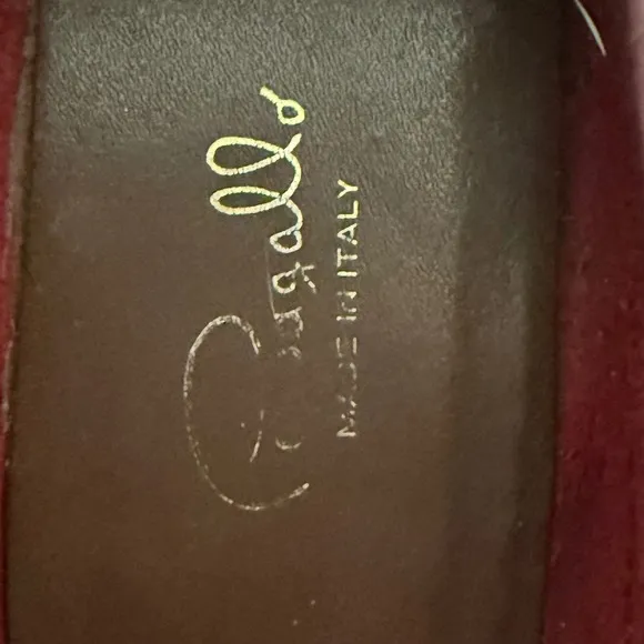 Pappagallo Burgundy Leather Penny Loafers Vtg 8M Made in Italy Preppy Old Money