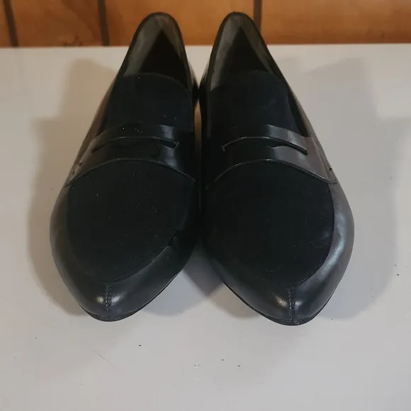 PAUL GREEN Classic Navy Penny Loafers Slip-on Sz. 9 **