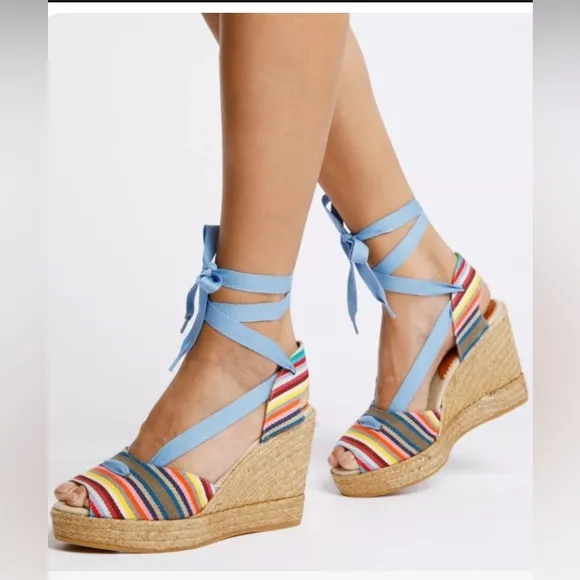 PENELOPE CHILVERS HIGH CATALINA PICASSO ESPADRILLE - MULTI Size 37