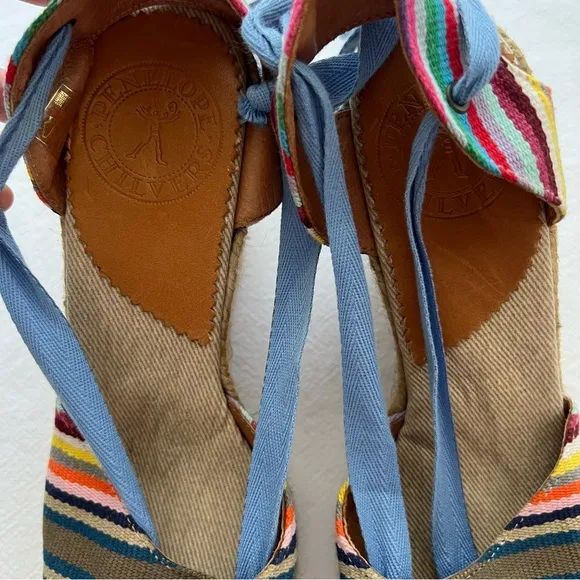 PENELOPE CHILVERS HIGH CATALINA PICASSO ESPADRILLE - MULTI Size 37