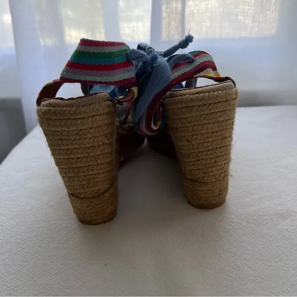 PENELOPE CHILVERS HIGH CATALINA PICASSO ESPADRILLE - MULTI Size 37