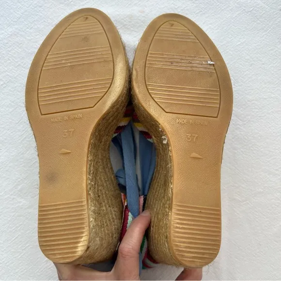 PENELOPE CHILVERS HIGH CATALINA PICASSO ESPADRILLE - MULTI Size 37
