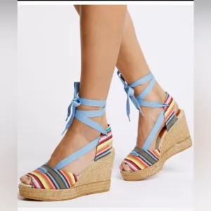 PENELOPE CHILVERS HIGH CATALINA PICASSO ESPADRILLE - MULTI Size 37