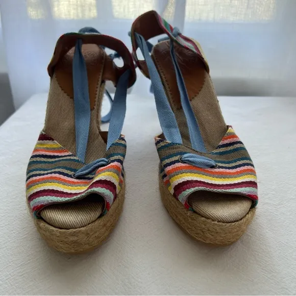 PENELOPE CHILVERS HIGH CATALINA PICASSO ESPADRILLE - MULTI Size 37