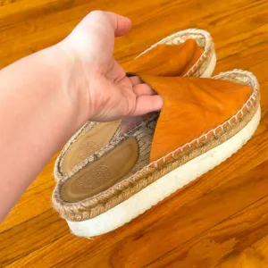 Penelope Chilvers Leather Platform Espadrilles