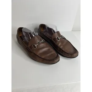 Peter Millar Horse-Bit Brown Leather Loafers Men’s Size 11M