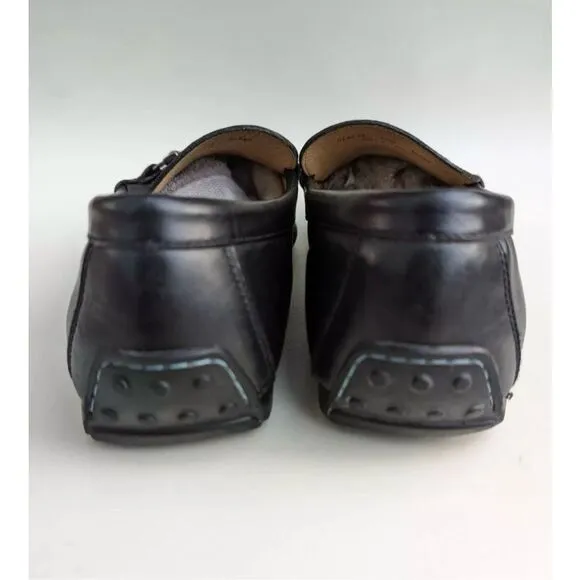 Peter Millar Men's Size 9.5 Horsebit Loafers Black Leather Classic Office Casual