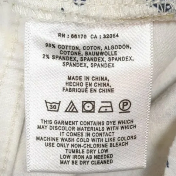 Pilcro and Letterpress for Anthropologie Highrise Lemon Novelty Cropped Jeans 28