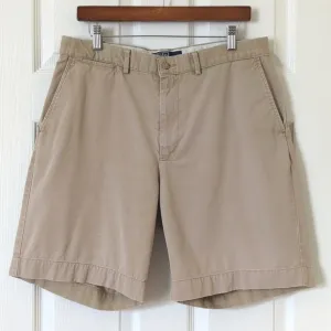 Polo Ralph Lauren 90's Vintage Prospect Classic Relaxed Fit Khaki Shorts Tan 34
