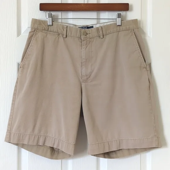 Polo Ralph Lauren 90's Vintage Prospect Classic Relaxed Fit Khaki Shorts Tan 34