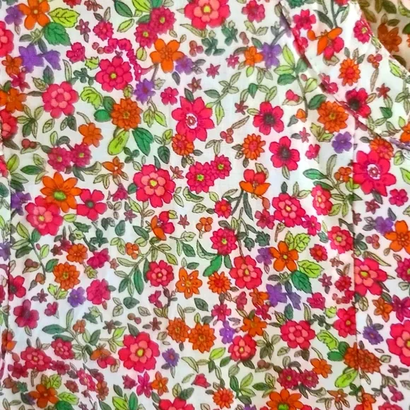 POMANDER PLACE TUCKERNUCK Kenzo Ditsy Floral Mini Dress size Large