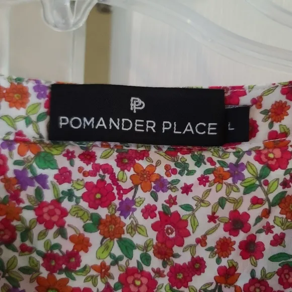 POMANDER PLACE TUCKERNUCK Kenzo Ditsy Floral Mini Dress size Large