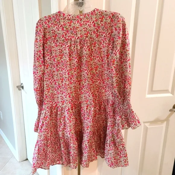 POMANDER PLACE TUCKERNUCK Kenzo Ditsy Floral Mini Dress size Large