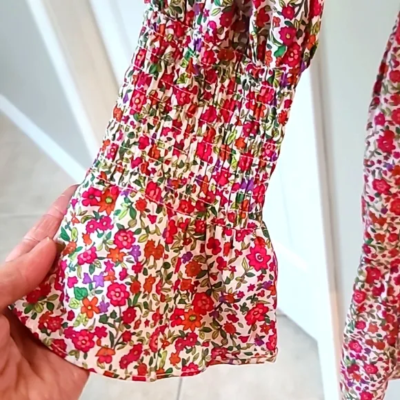 POMANDER PLACE TUCKERNUCK Kenzo Ditsy Floral Mini Dress size Large