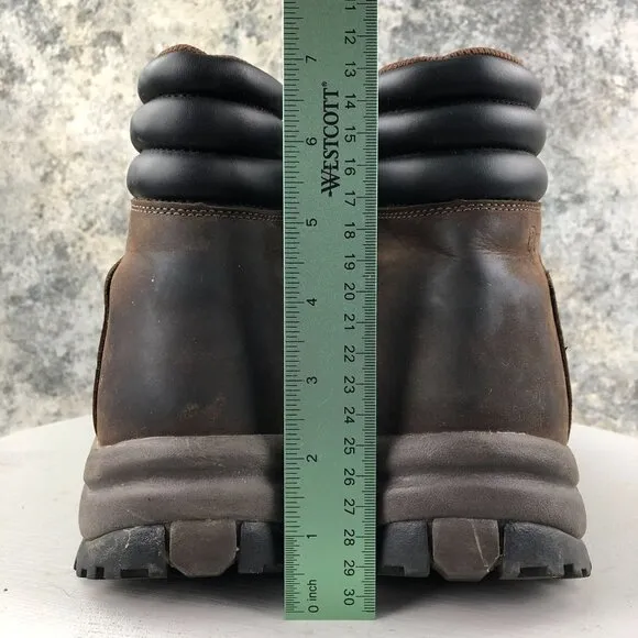 Propet Men's Size 11.5 X(3E) Blizzard Mid Zip Brown Leather 3M Insulated Boots