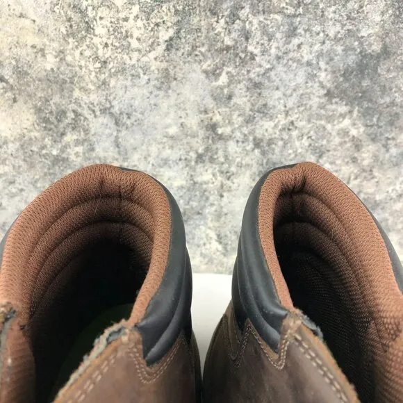 Propet Men's Size 11.5 X(3E) Blizzard Mid Zip Brown Leather 3M Insulated Boots