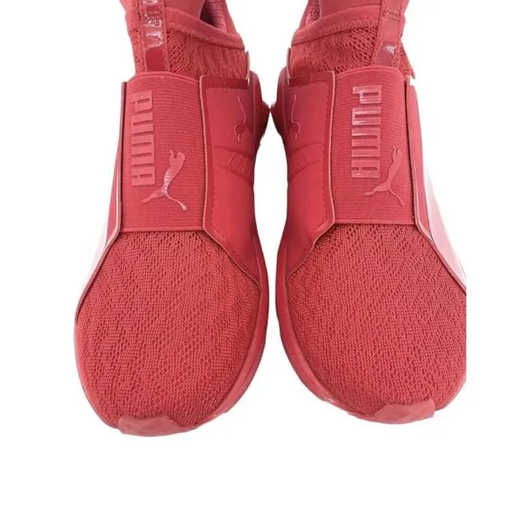 Puma Fierce Women's Trainer High Top Red Sneakers Athletic Sz 7 New