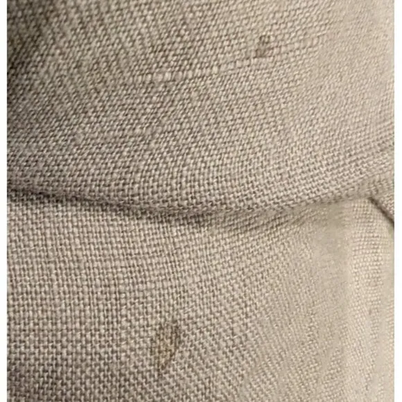 Pure Venice Harem Italian  Skirt - 100% Linen. Made in  Italy Approx Sz L Taupe